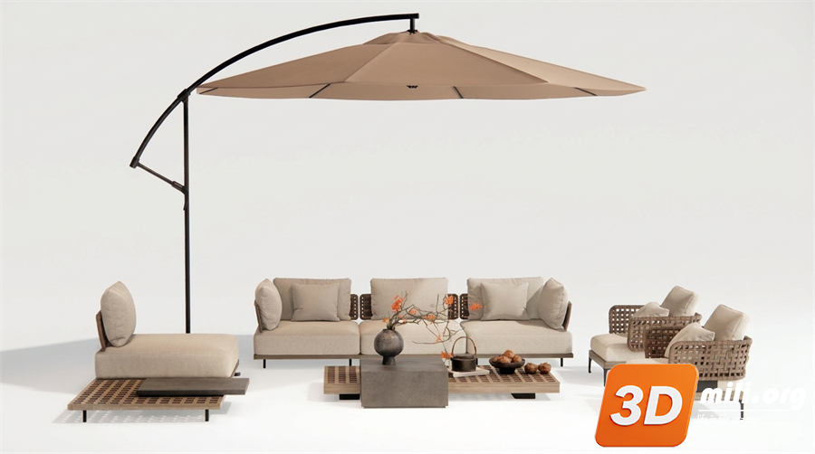 Outdoor Sofa Skp Files